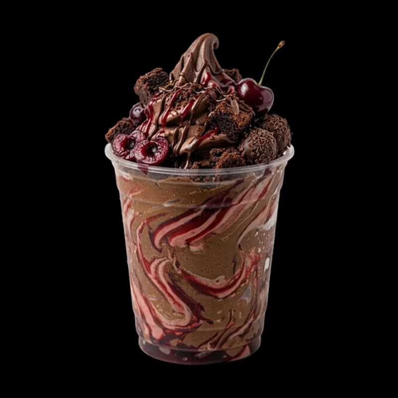 Glace fresh ice façon forêt-noire à la cerise
