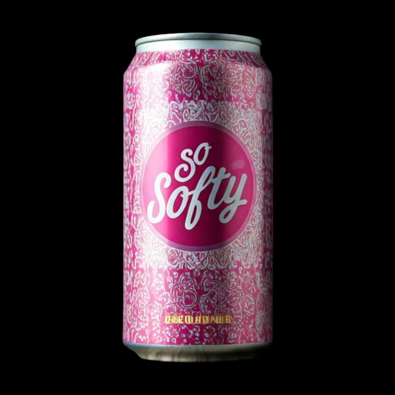 Canette de boisson gazeuse So Softy