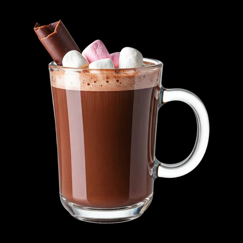 Chocolat chaud aux guimauves