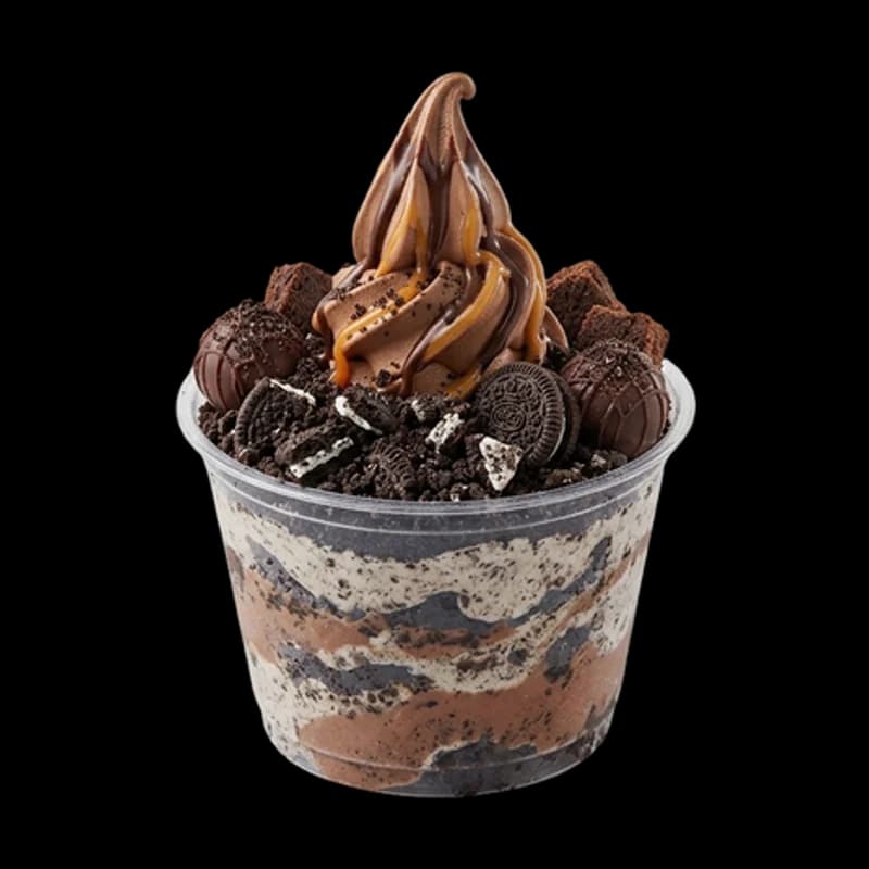 Glace fresh ice vanille aux biscuits Oreo