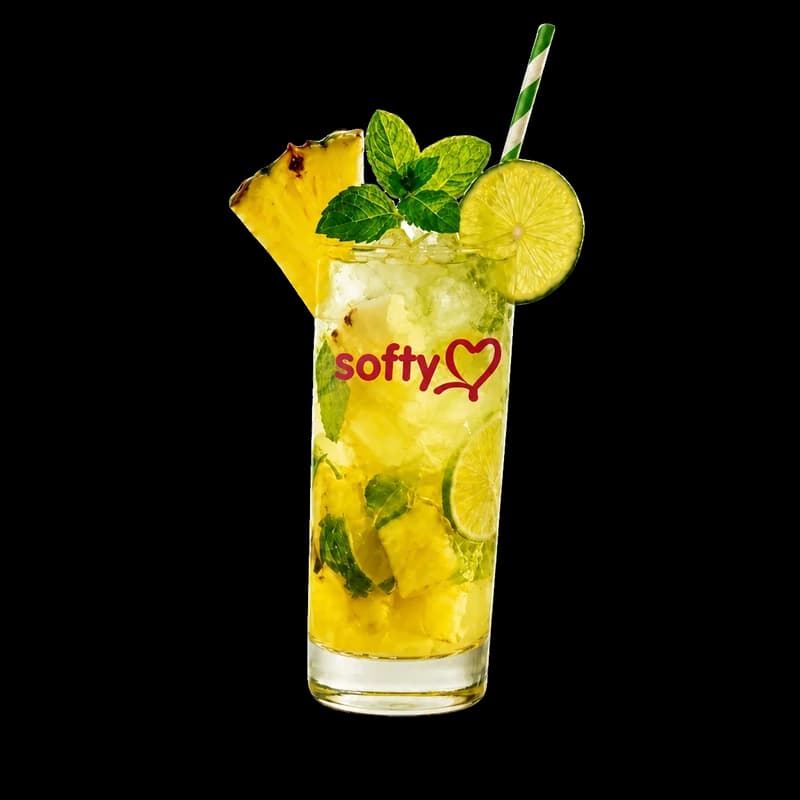 Mojito ananas, citron vert et menthe fraîche