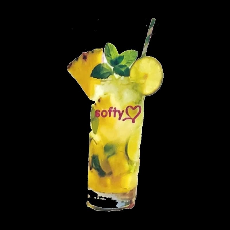 Mojito ananas, citron vert et menthe fraîche